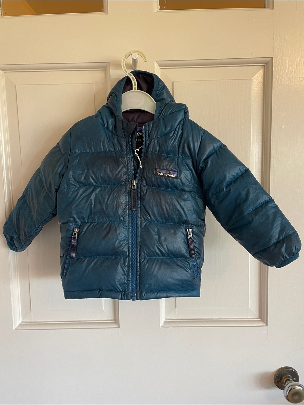 Patagonia Kids Puffer Jacket Teal Blue
